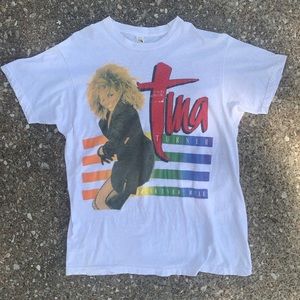 Vintage Tina Turner “break every rule” 1987 tour t shirt.